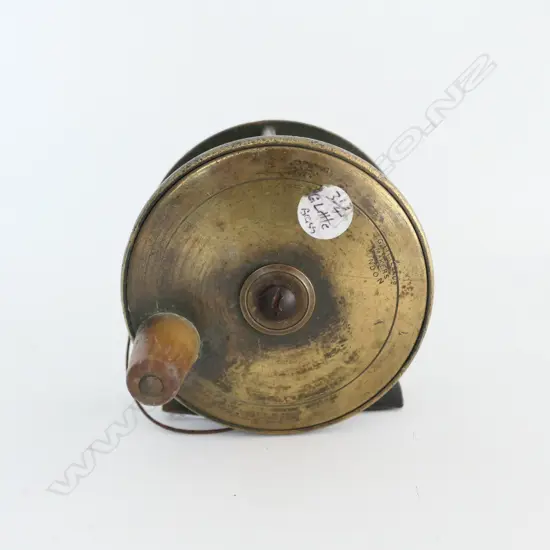 VICTORIAN PERIOD 3¼" BRASS SALMON REEL